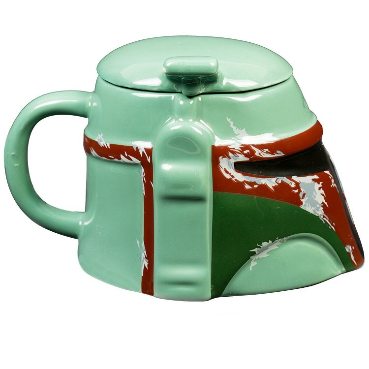 Чашка Star Wars Boba Fett Helmet Sculpted 3D Ceramic Mug 20 oz.