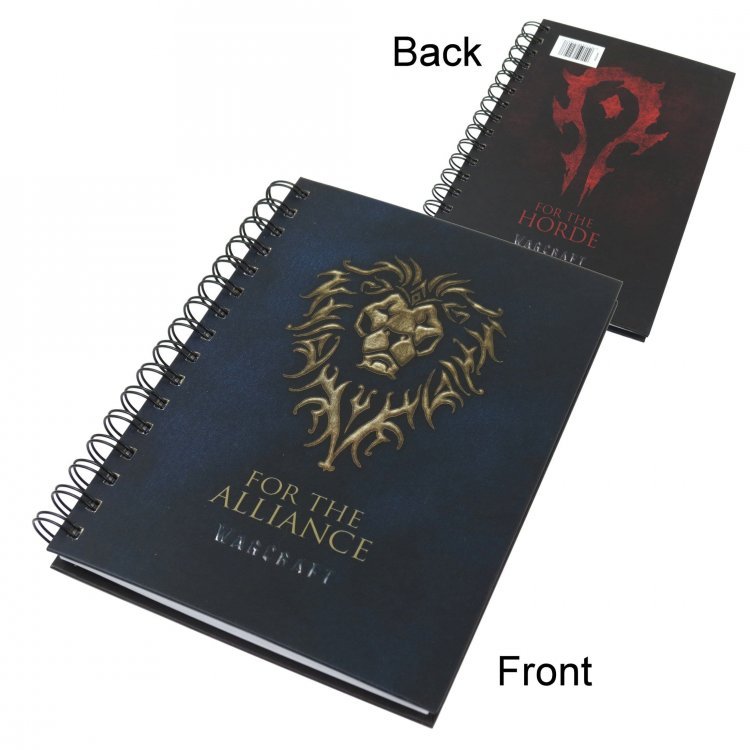 Блокнот World of Warcraft Alliance /Horde Notebook