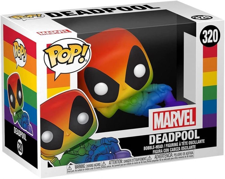 Фигурка Funko Pop Marvel: Pride Deadpool (Rainbow) Дэдпул фанко 320