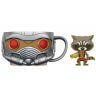 Чашка Funko Home 16 oz. Mug and Pin Guardians of the Galaxy Star Lord and ROCKET