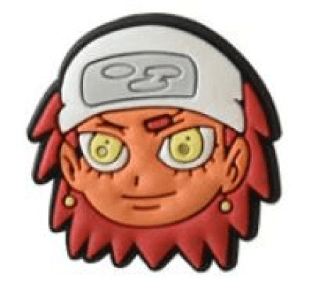Значок силиконовый Naruto Наруто на обувь сандали Crocs #6
