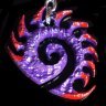 Брелок StarCraft II Zerg Logo Purple