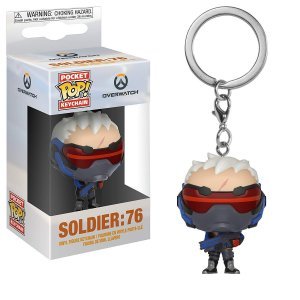 Брелок - Funko Pocket Pop! Overwatch Keychain - Soldier 76