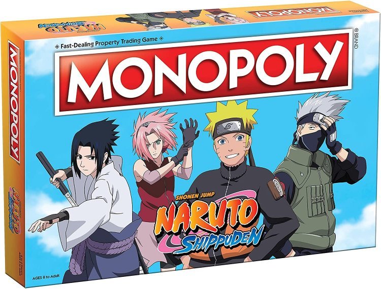 Монополия настольная игра Наруто Шиппуден Naruto Monopoly Board Game