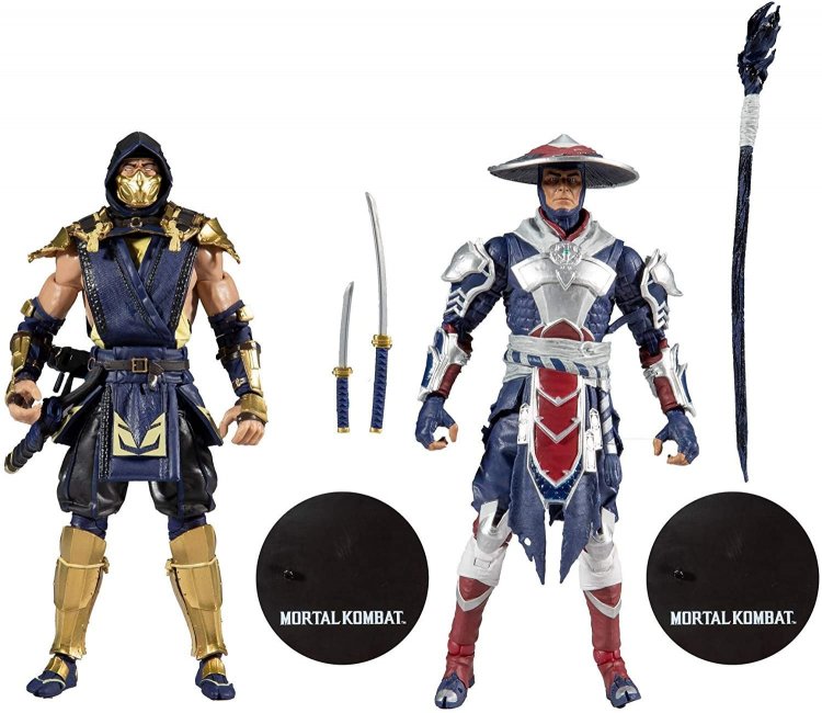 Набір фігурок McFarlane Mortal Kombat Scorpion and Raiden 7 "Action Figure Multipack