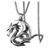 Медальон Flying Dragon Stainless Steel Necklace 