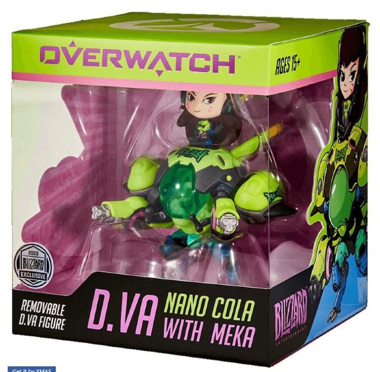 Фігурка Cute But Deadly - D.Va and MEKA Nano Cola Colossal Figure