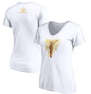 Футболка Blizzard Overwatch Mercy White V-Neck T-Shirt Women's (размер S)