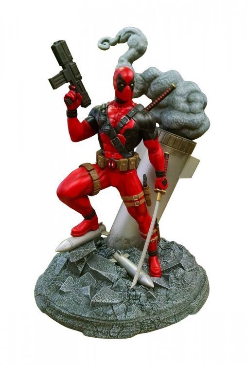 Фигурка-конструктор под раскраску Diamond Select Toys Marvel Deadpool Deluxe Model Kit