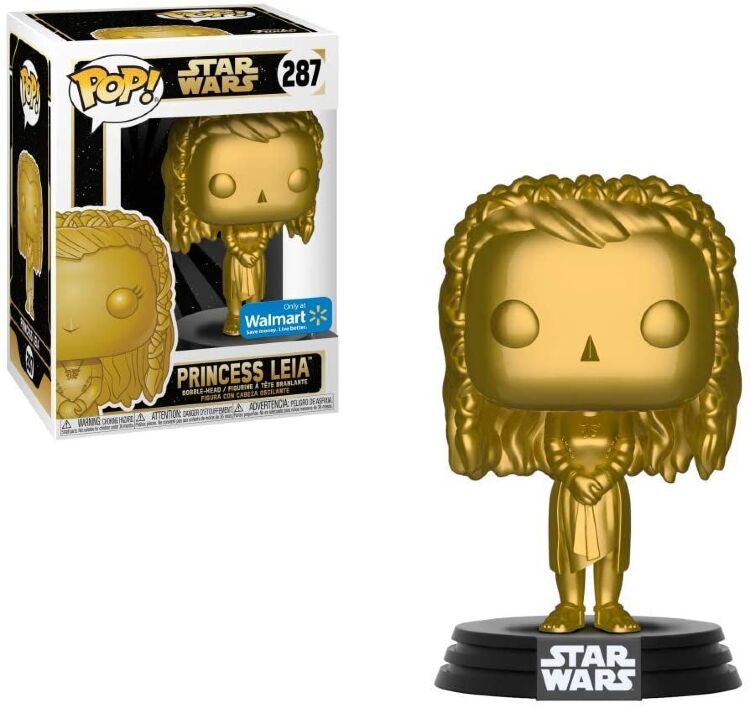 Фигурка Funko Star Wars Princess Leia Gold Figure 287 Exclusive