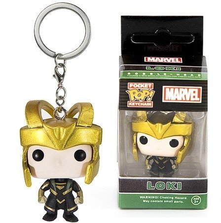 Брелок Funko Pocket Marvel - Loki POP Keychain фанко Локі