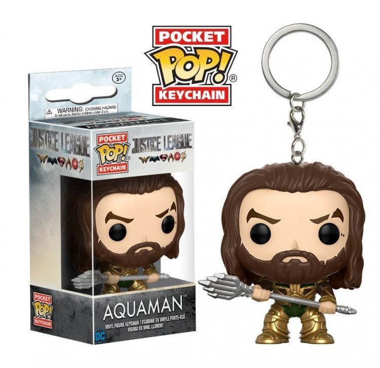 Брелок DC: Funko Pocket POP! Keychain - Justice League - Aquaman