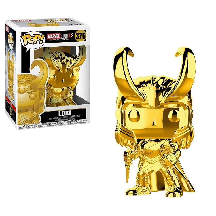 Фигурка Funko Pop! Marvel - Loki (Gold Chrome) Figure