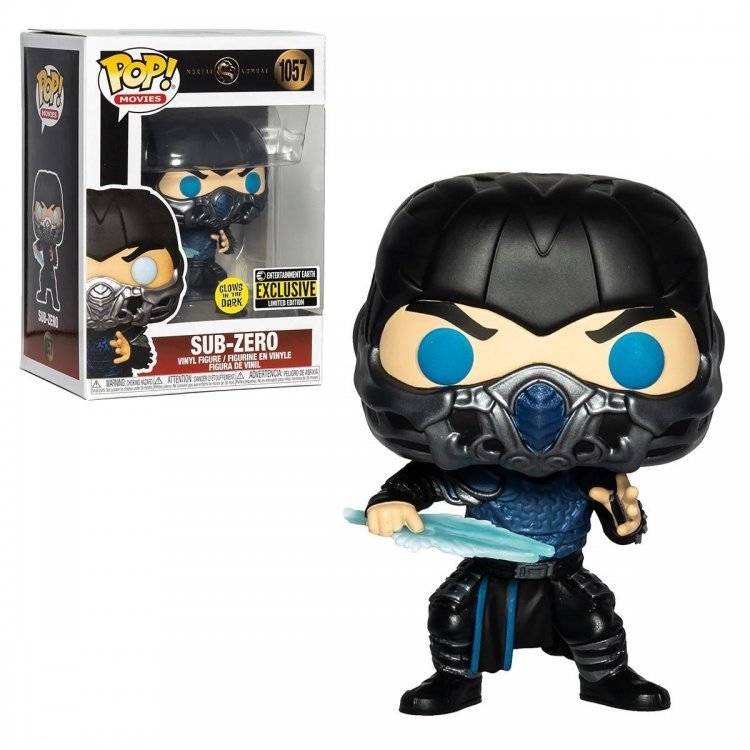 Фігурка Funko Pop Mortal Kombat Sub-Zero 1057 Саб Зіро фанко (Exclusive) Світиться в темряві