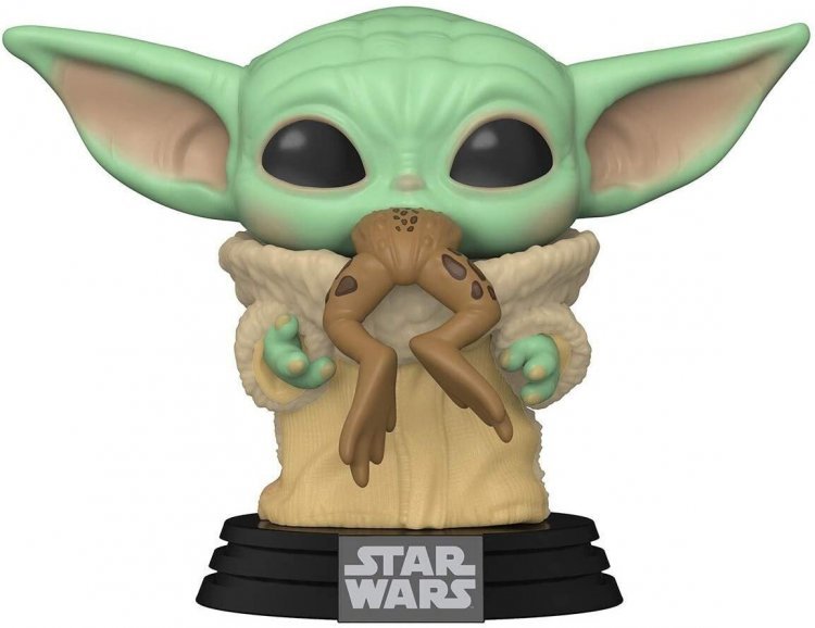 Фигурка Funko Star Wars: Mandalorian Мандалорец with Frog Фанко Звёздные войны Grogu Грогу 379