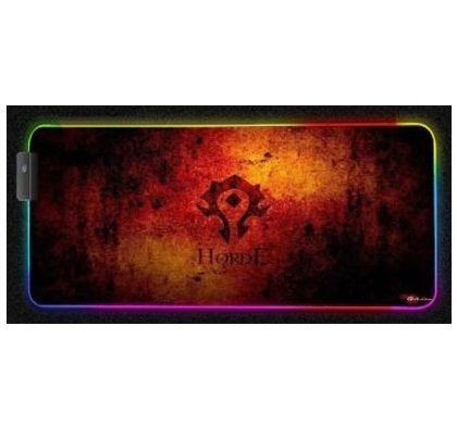 Коврик World of Warcraft Gaming Mouse Pad Horde Орда (60 *35 см) Подсветка