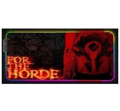 Килимок World of Warcraft Gaming Mouse Pad - Horde (60 * 35 см) + Підсвічування