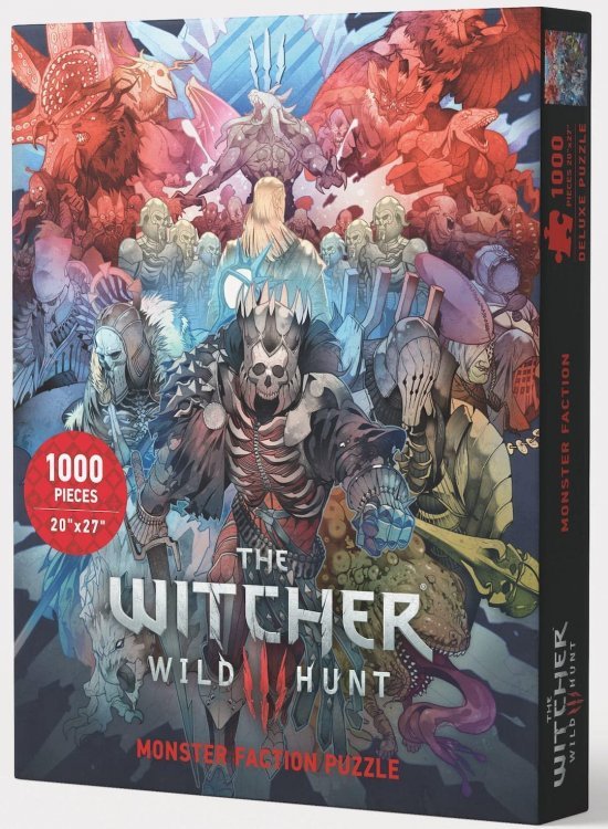 Пазл Ведьмак Dark Horse Comics The Witcher 3: Wild Hunt Monster Faction Puzzle 1000 шт.