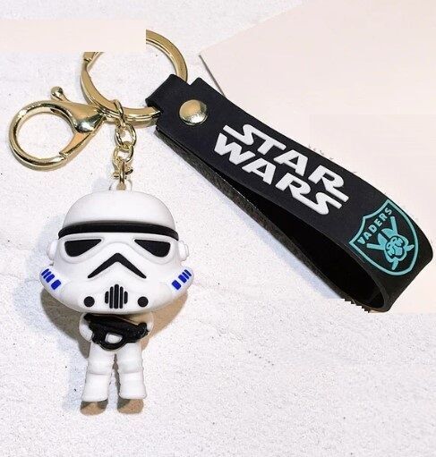 Брелок подвеска на рюкзак Star Wars Stormtrooper 3D Keychain Backpack Штурмовик