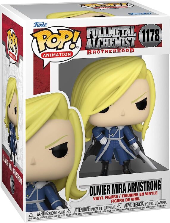 Фігурка Funko Full Metal Alchemist Oliver Mira Armstrong фанко Олівія Мира Армстронг Сталевий Алхімік 1178