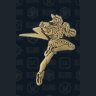 Значок 2015 Blizzcon Exclusive Gold Tracer Overwatch Blizzard Pin