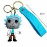 Брелок подвеска на рюкзак Rick and Morty 3D Rick Keychain Backpack Рик и Морти Рик