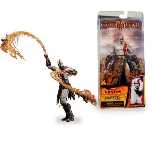 Фигурка God of War II Kratos with Flaming Blades of Athena