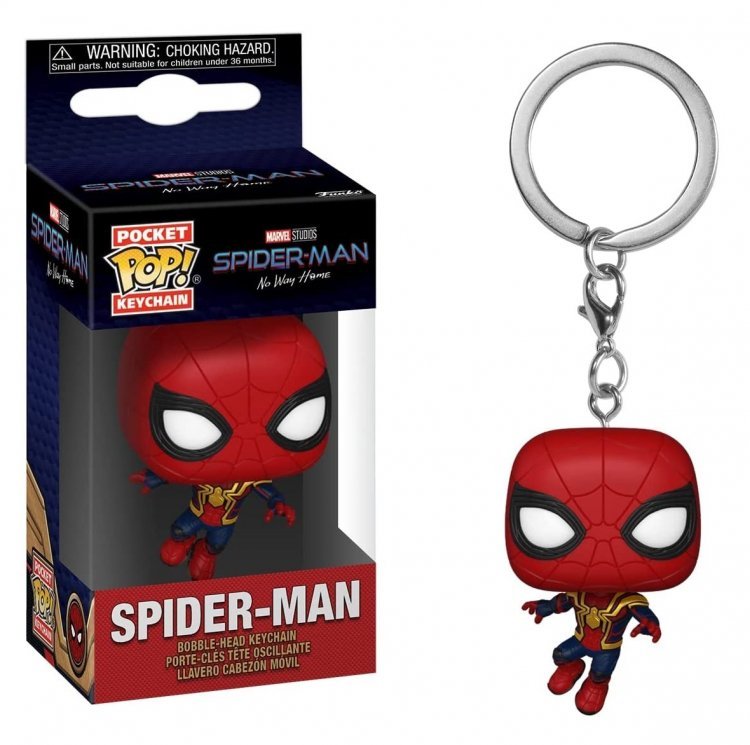 Брелок Funko Pocket Pop Marvel Spiderman No Way Home - Человек паук фанко