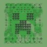 Футболка Minecraft Creeper Glyph Youth Tee (розмір XL)