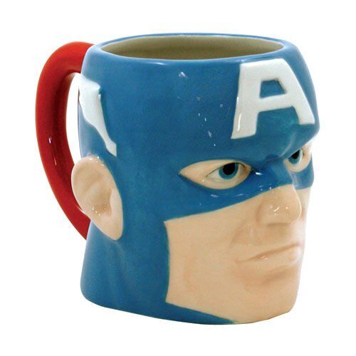 Чашка Avengers Captain America Head 15 oz. Molded Ceramic Mug