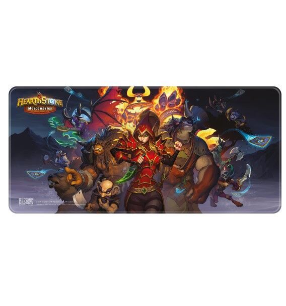 Коврик для мыши игровая поверхность Blizzard Hearthstone Mercenaries Хартстоун XL (90*42 cm)
