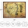 Пазл Lord of the Rings AQUARIUS Hobbit Middle Earth Map Puzzle Властелин колец Карта Средиземья 1000 шт.