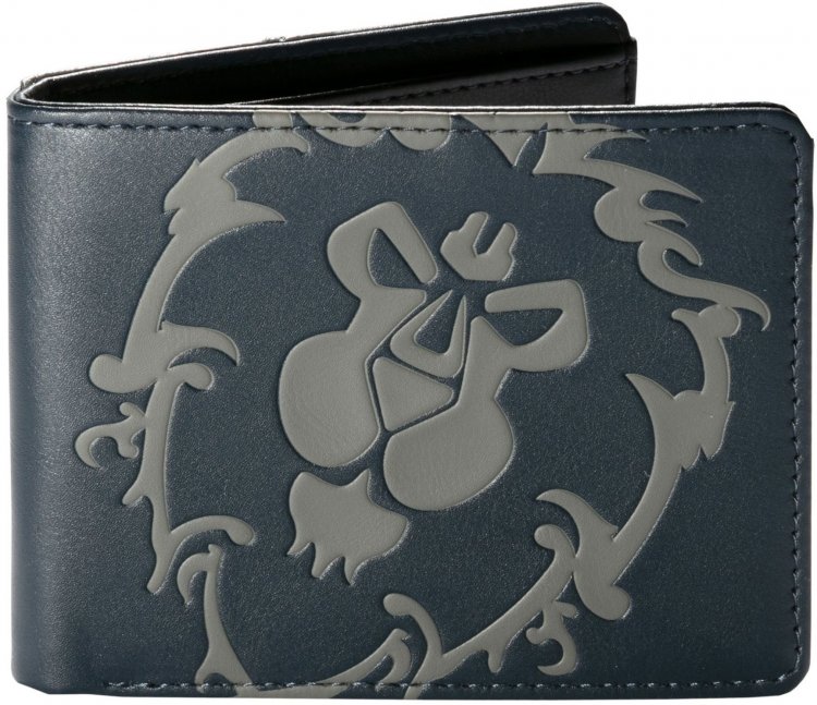 Кошелёк JINX World of Warcraft Alliance Loot Navy/Gray Wallet Альянс  