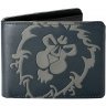 Гаманець JINX World of Warcraft Alliance Loot Navy /Gray Wallet Альянс