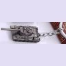 Брелок World of Tanks - танк (колір: нікель)