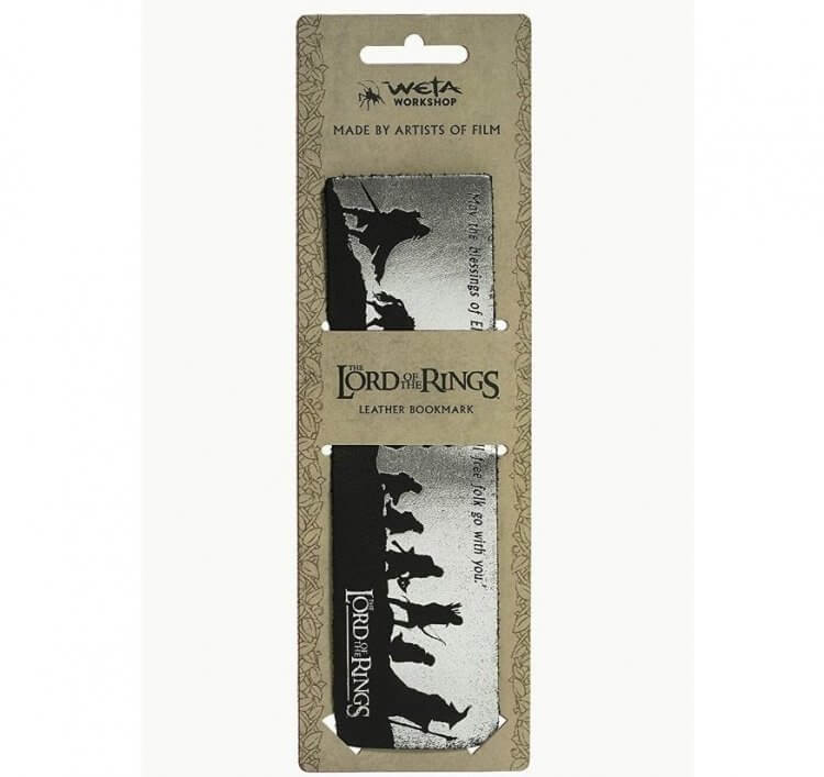 Закладка кожаная Властелин колец WETA Lord of The Rings: The Fellowship Silhouette (Leather Bookmark)