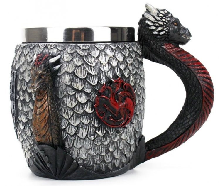 Кружка Game of Thrones Targaryen Fire and Blood Игра престолов Дом Таргариен