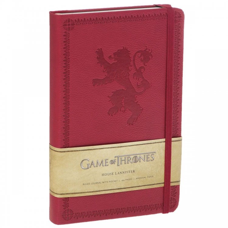 Блокнот Game of Thrones: House Lannister Journal Ruled (Hardcover)