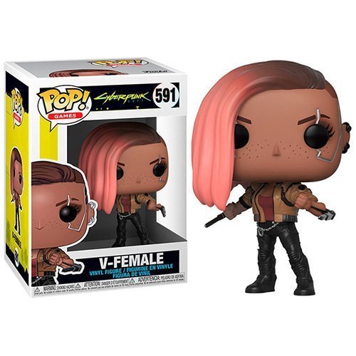 Фігурка Funko Pop Games: Cyberpunk 2077 - V-Female Figure фанк Киберпанк