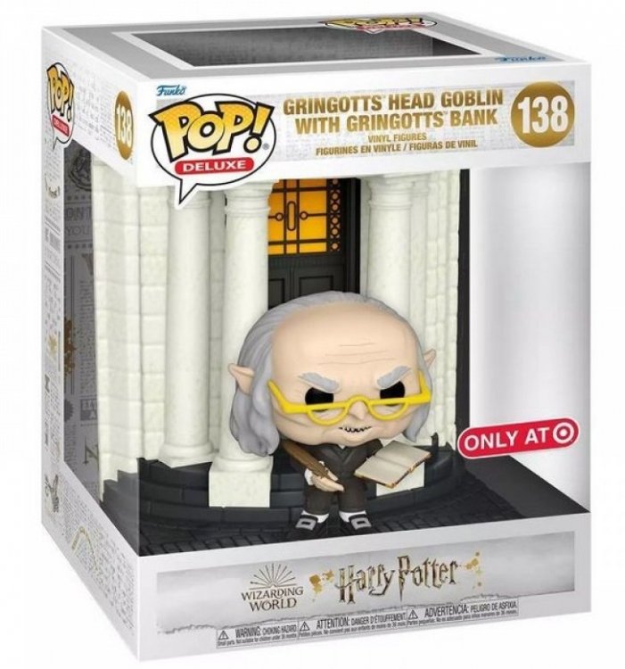 Фігурка Funko Harry Potter Head Goblin with Gringotts Bank фанко Гаррі Поттер Гоблін 138