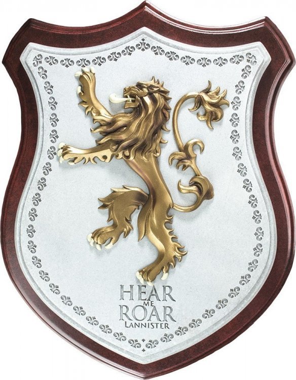 Настенный герб Game of Thrones LANNISTER House Crest Wall Plaque