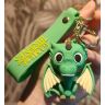 Брелок подвеска на рюкзак Game of Thrones Rhaegal Green dragon 3D Keychain Игра престолов Рейгал зелёный дракон