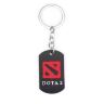 Брелок DOTA 2 Logo Дота 2 (колір чорний і червоний) 5 см