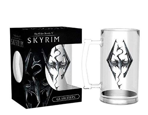 Кружка Skyrim Dragon Symbol Glass stein