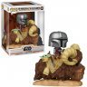 Фигурка Funko Deluxe: Mandalorian on Bantha with Child Фанко Звёздные войны: Мандалорец 416