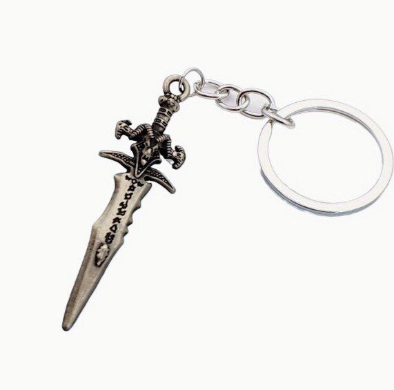 Брелок World of Warcraft Lich King Metal Weapon Frostmourne фростморн 6 см.
