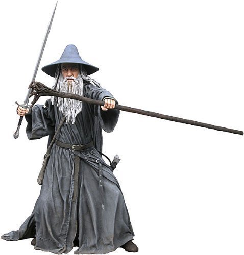 Фигурка - Lord of the Rings/Hobbit GANDALF THE GREY Figure (NECA) 50 см.