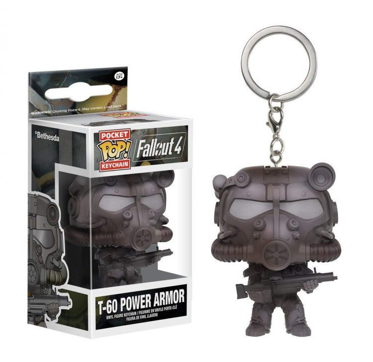 Брелок Fallout Pocket Pop! Vinyl Figure Key Chain - T60 Power Armor