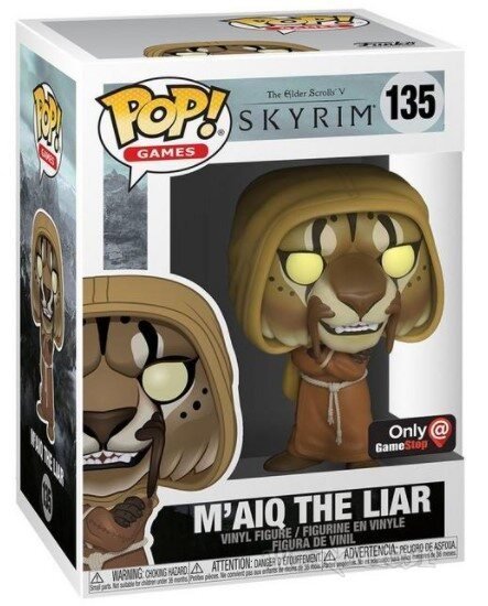 Фигурка Funko Pop Games The Elder Scrolls V Skyrim - M’aiq the Liar фанко Скайрим 135 