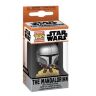 Брелок Funko Pocket Star Wars Keychain The Mandalorian фанко Мандалорець з бластером